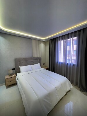 2 makuuhuonetta, silitysrauta/-lauta, ilmainen Wi-Fi