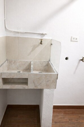 Towels, soap, toilet paper