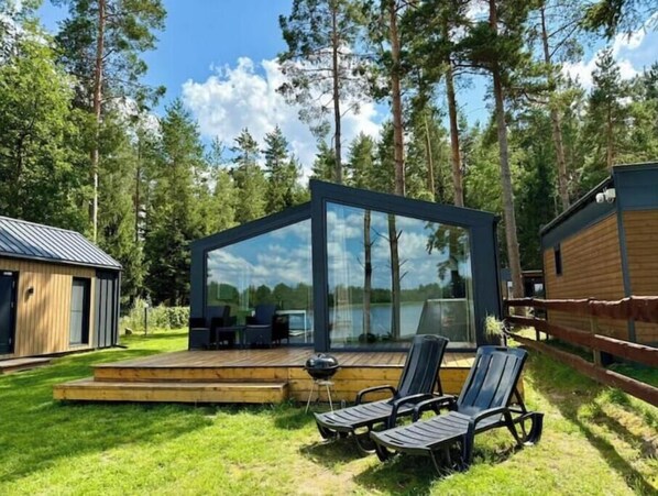 Terrace/patio - Mazury Resort - 15 m from the lake (Makosieje)