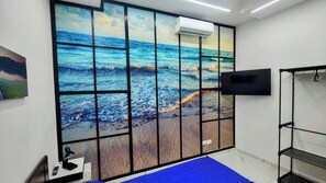 2 室のベッドルーム、WiFi (無料)、ベッドシーツ