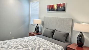 2 bedrooms, iron/ironing board, free WiFi, bed sheets