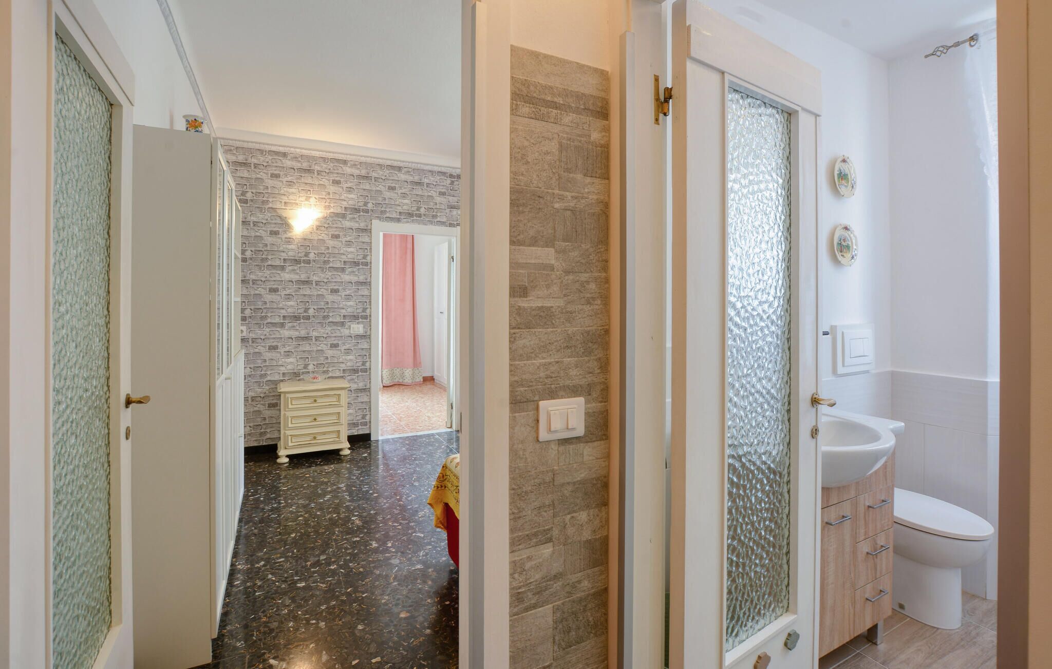 Shower, hair dryer