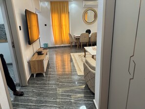 Luxury Apartment, 1 Katil Ratu (Queen) dengan Katil Sofa, Kitchen | Ruang tamu