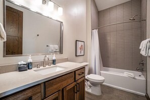 Shower, hair dryer