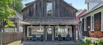 Charming Acorn House in Historic Downtown Stowe, perfect for a cozy getaway.