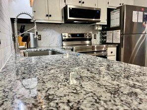 Fridge, microwave, oven, stovetop - Sea Cabin 131 (North Myrtle Beach)