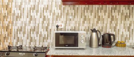 Microwave, oven, stovetop