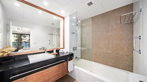 Hair dryer, towels