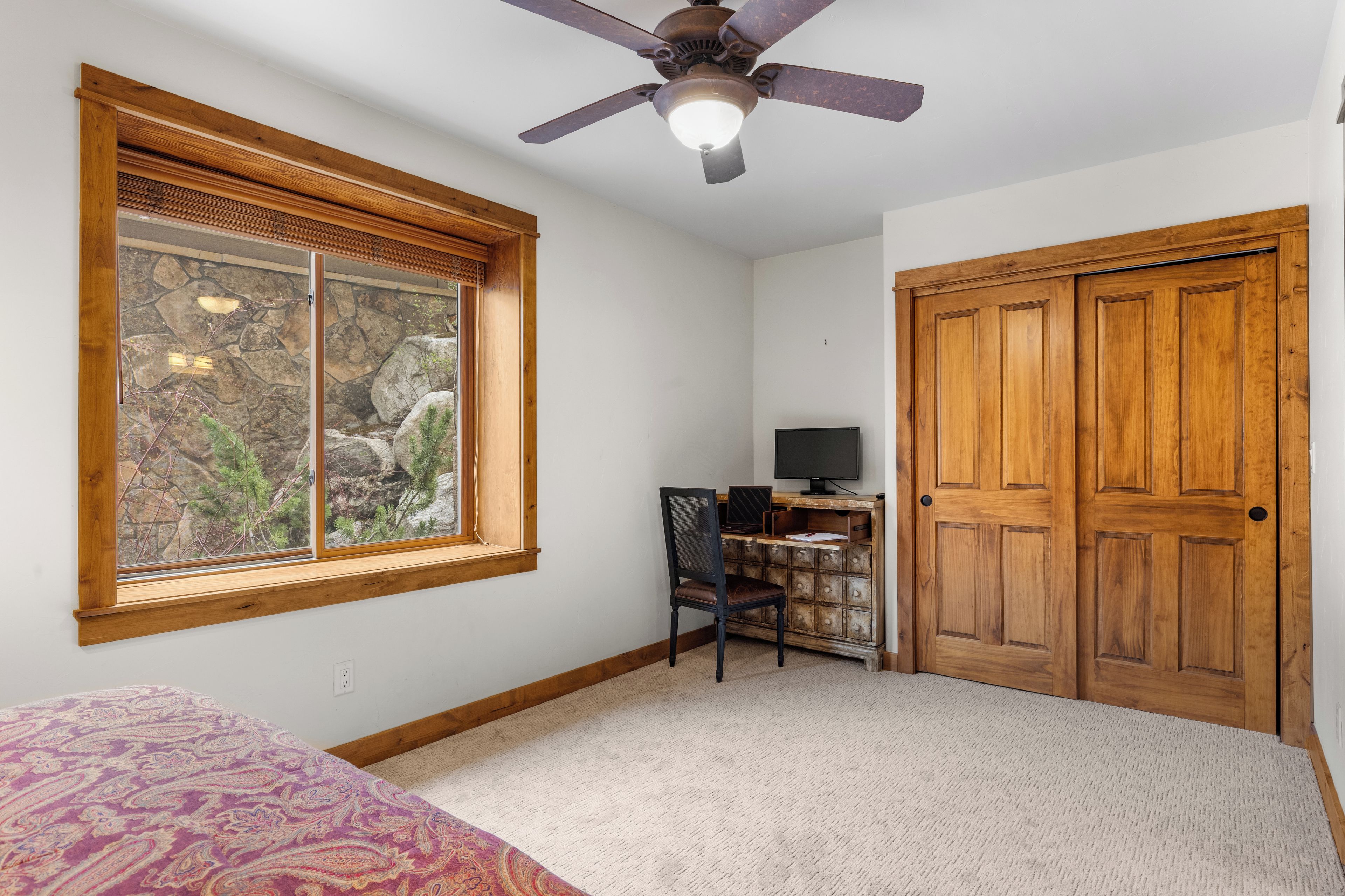 Drop Front Desk with Chair