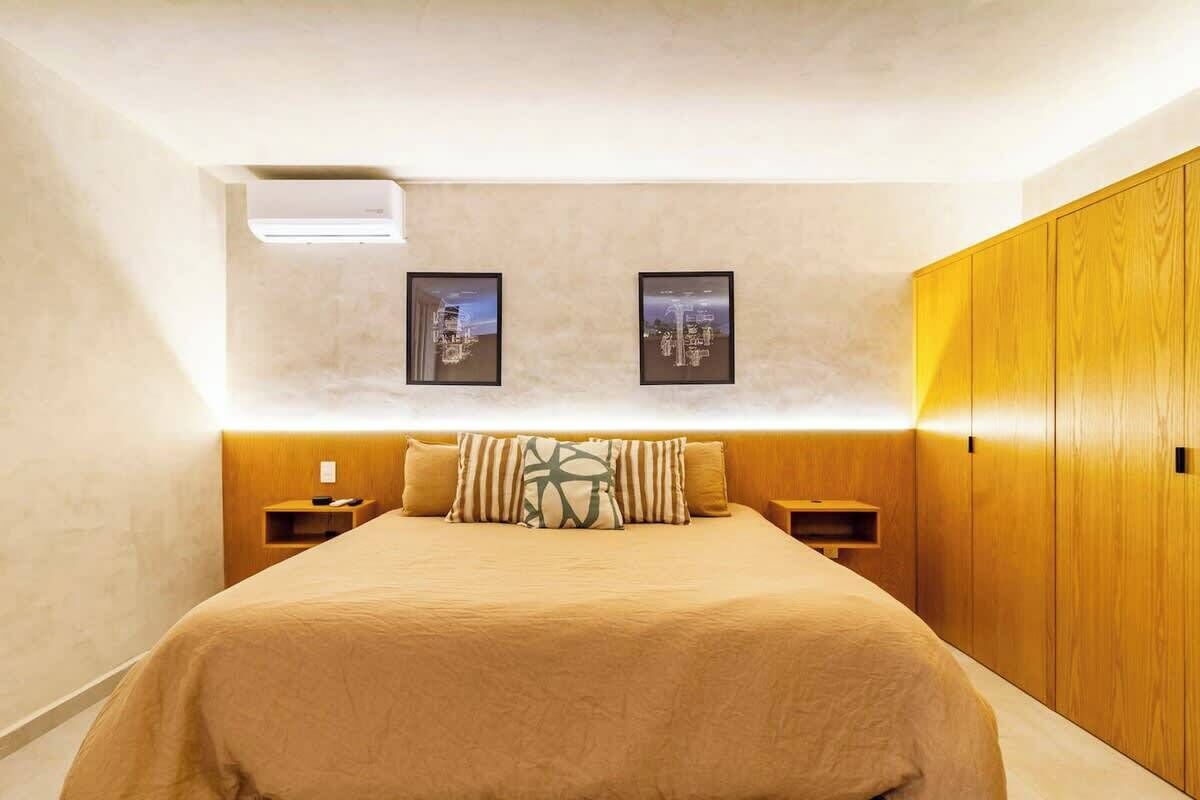 2 dormitorios, tabla de planchar con plancha, wifi y ropa de cama