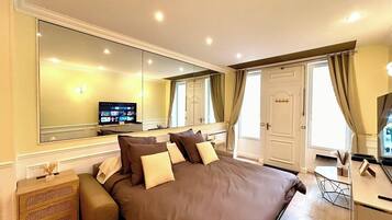 1 chambre, fer et planche Ă repasser, Wi-Fi gratuit, draps fournis