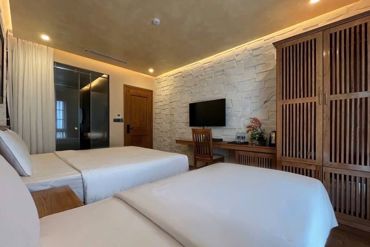 Quarto casal ou duplo, vista para a cidade | Wi-Fi de cortesia