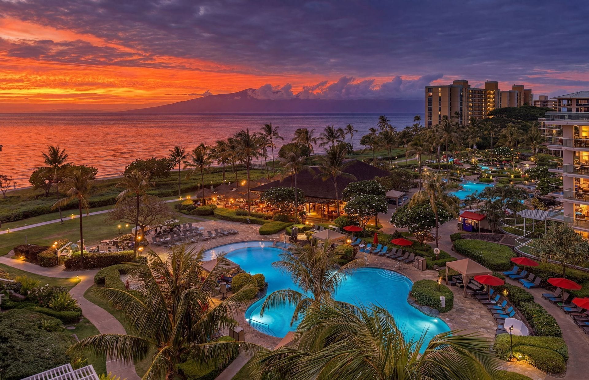 Una piscina riscaldata
