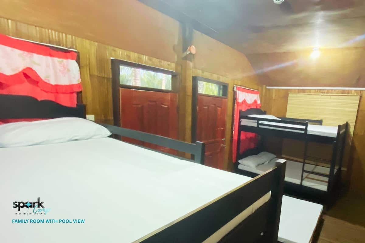 Dúplex familiar, balcón, vistas a la piscina | Wifi gratis