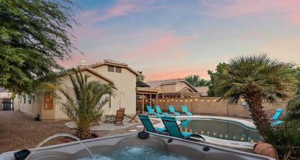 Reset Rally Heated Pool Hot Tub Firepit