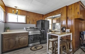 Microwave, oven, stovetop