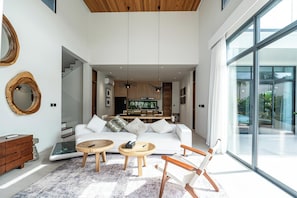 Luxury Four-Bedroom Pool Villa | Living area
