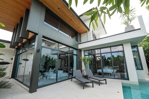 Three-Bedroom Romantic Pool Villa | Laptop workspace, blackout drapes, soundproofing, iron/ironing board - Elite Chalong Villas (Chalong)