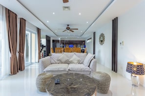 Villa, Balcony | Living area