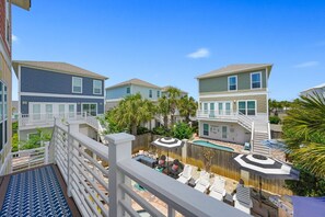 Terrace/patio - Luxe Coastal Escape | 6BR w/ Pool & Outdoor Lounge (Miramar Beach)