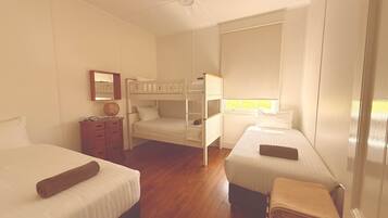 3 habitaciones, wifi y ropa de cama