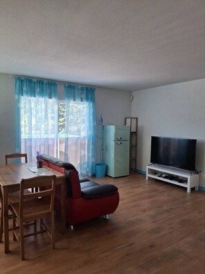 Smart TV, fireplace, computer monitors, printers