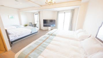 1 habitación y ropa de cama