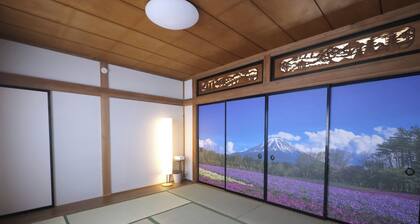 Infusing Japanese art into the accommodation Spectacular rooftop views Samurai Hotel Mount Fuji / Fujiyoshida Yamanashi