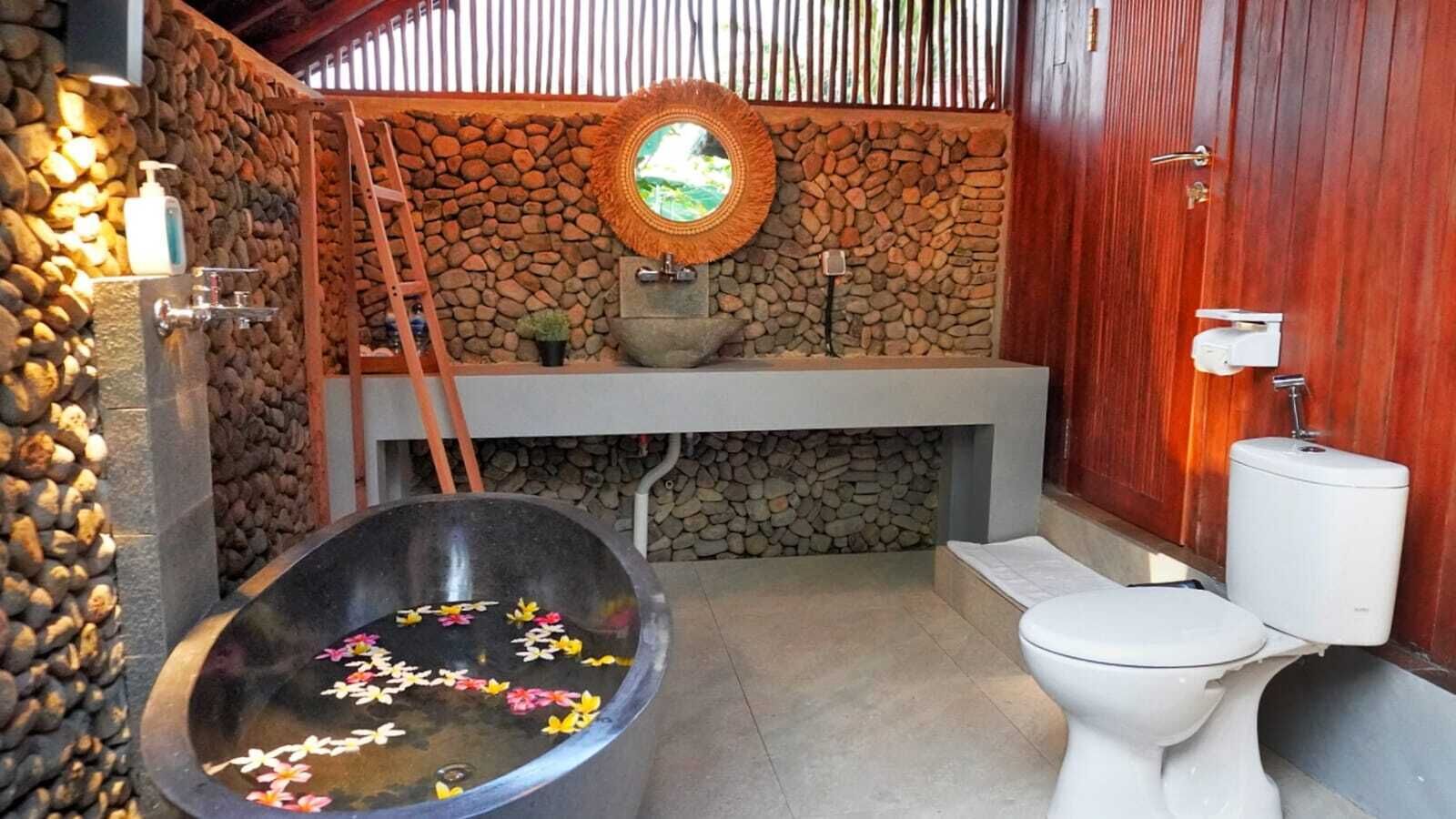 Vil·la bàsica | Bany | Articles de tocador gratuïts, assecador de cabells, bidet i tovalloles 