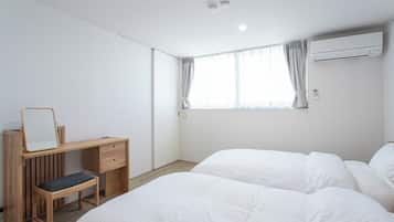 3 slaapkamers, een bureau, gratis wifi, beddengoed