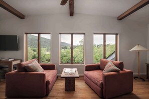 Télévision, cheminée, baby-foot, espaces bureaux