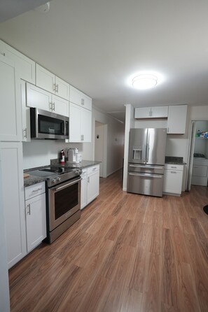 Microwave, oven, stovetop