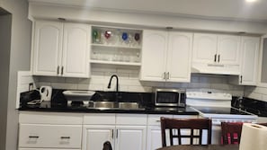 Microwave, oven, stovetop