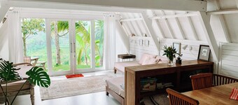 A-Frame Cabin with Endless Rice Field Views