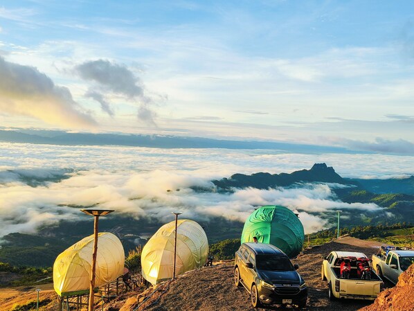 Vue depuis l’hébergement