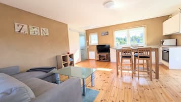 TV, caminetto, impianto stereo