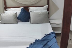 1 bedroom, iron/ironing board, travel crib, free WiFi