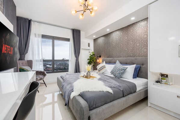 1 chambre, fer et planche à repasser, Wi-Fi gratuit, draps fournis