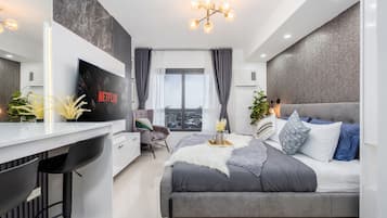 1 Schlafzimmer, Bügeleisen/Bügelbrett, kostenloses WLAN, Bettwäsche