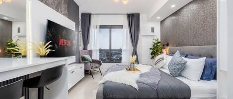 1 bedroom, iron/ironing board, free WiFi, bed sheets