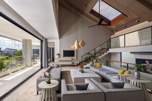 3 Bedroom Private Pool Villa with Twin | Living area | Smart TV