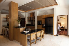 Villa de lujo | Cocina privada | Cafetera o tetera y hervidor eléctrico