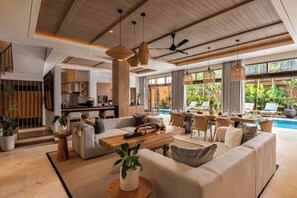 Villa Luxe | Coin séjour | TV connectée