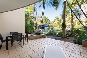 Family Apartment, Patio, Ground Floor | Terrace/patio