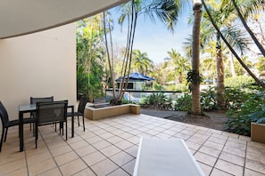 Family Apartment, Patio, Ground Floor | Terrace/patio