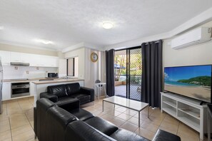 Family Apartment, Patio, Ground Floor | Living area