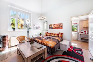 1 soverom, strykejern/-brett, wi-fi og sengetøy