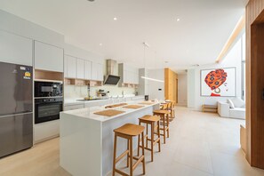 Villa, Patio | Private kitchen