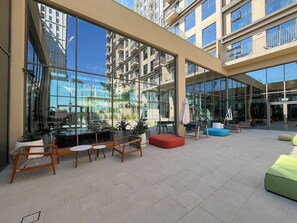 Terrace/patio - 1BR in Collective | Pool, Gym & Co-Working Space (Dubai)