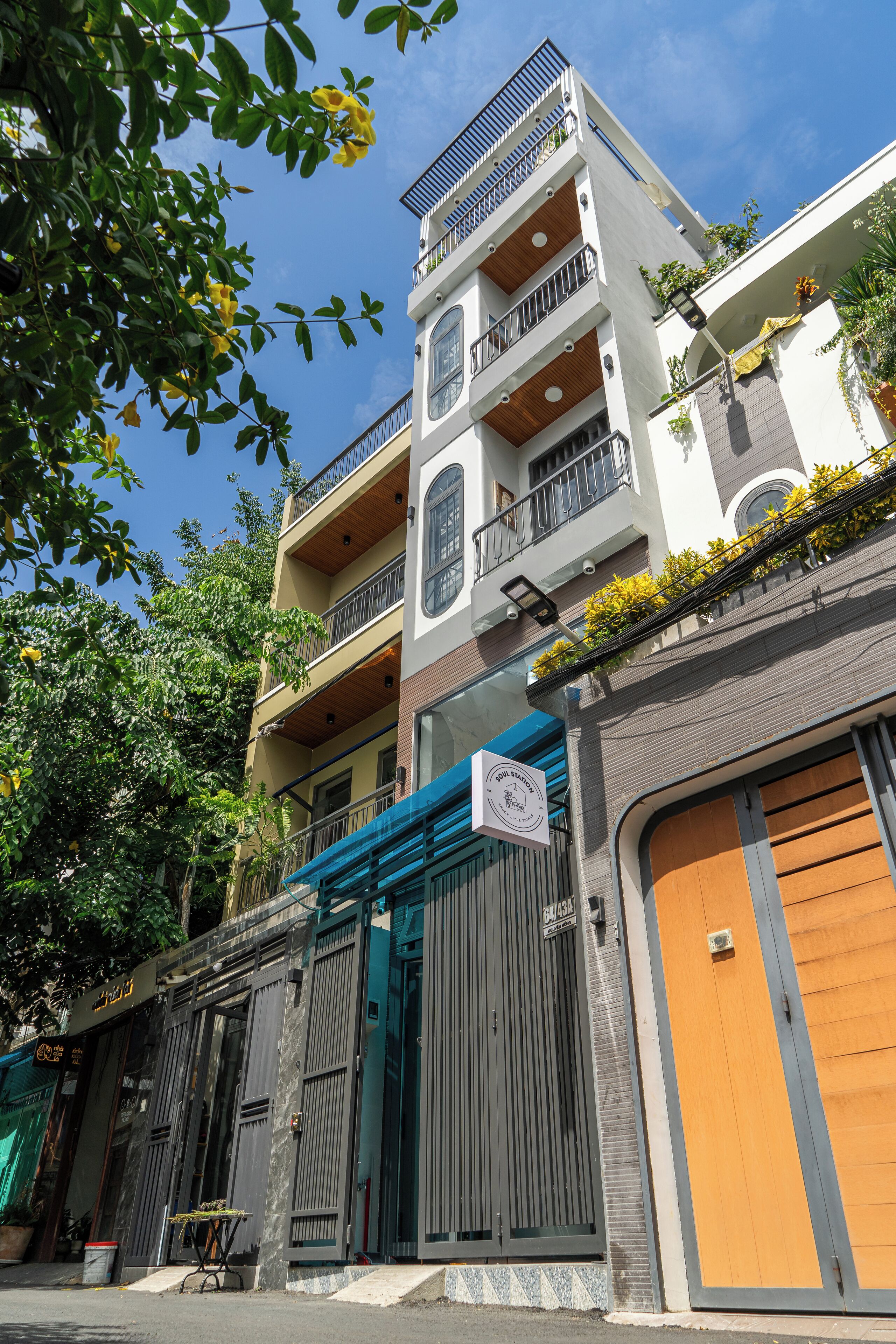 Fassade der Unterkunft